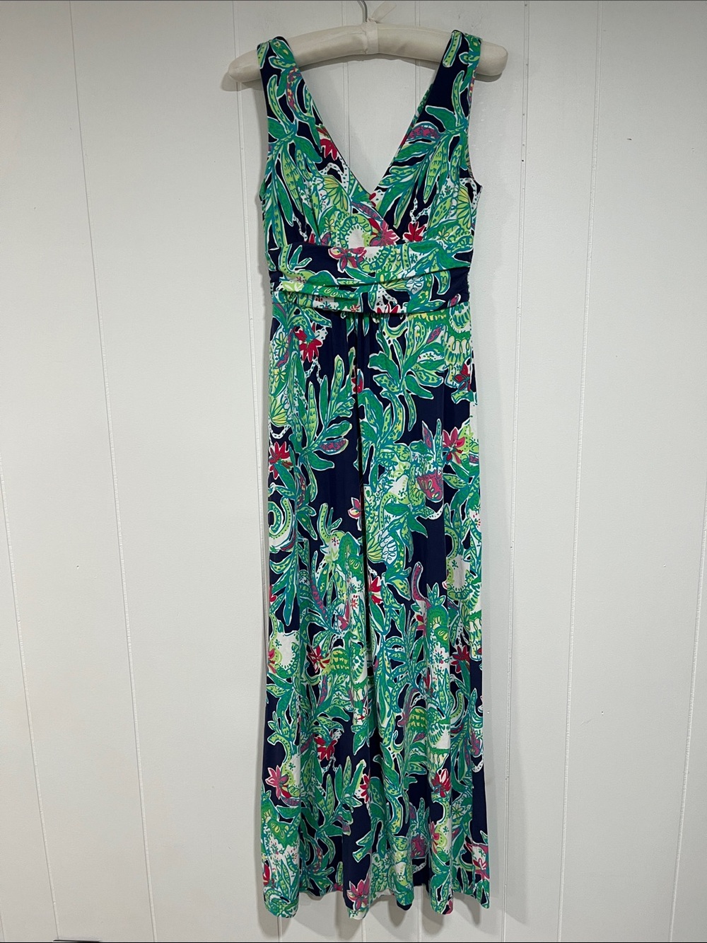 Lilly Pulitzer Navy Floral  dress S